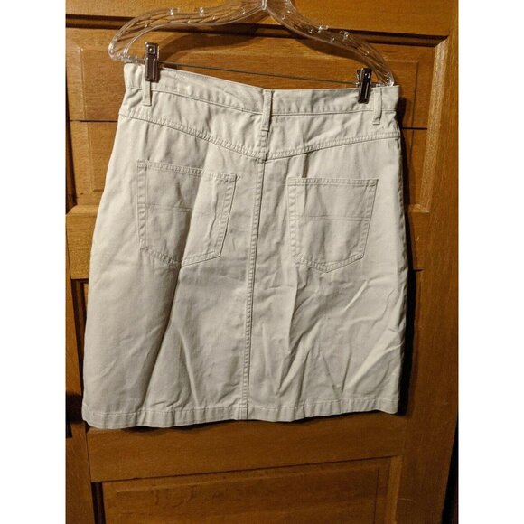 Xhilaration Juniors Size 11 Skirt Khaki Tan Embroidered Floral Womens - Picture 6 of 6